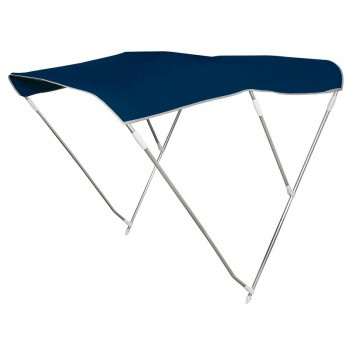 3-arch folding bimini, tall version NAVY BLUE